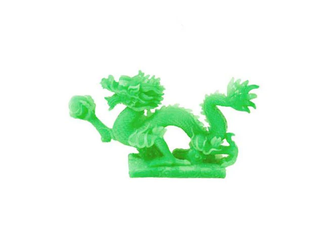 Dragon with Pearl Figurine - 8.5" Long - Image 5