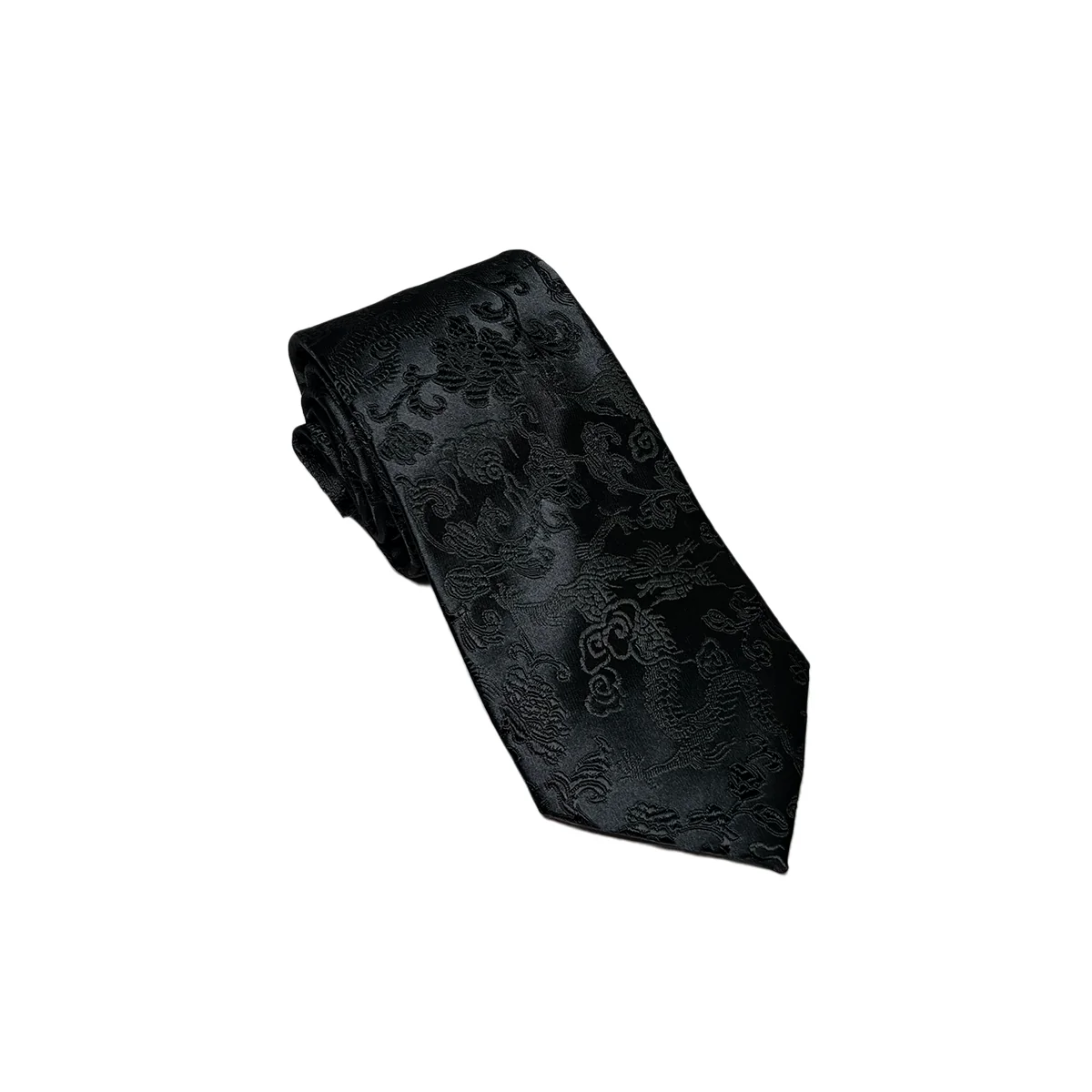 Dragon Brocade Tie (Various Colors) - Image 3