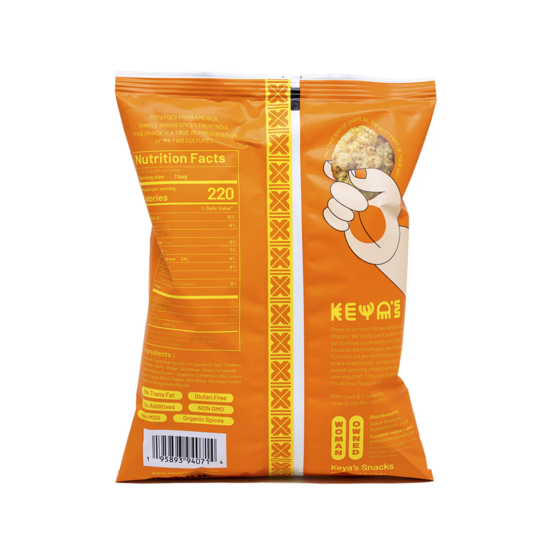 Keya's Bombay Spice Masala Potato Chips - Image 2
