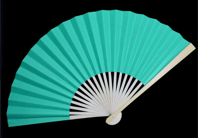 9" Premium Paper Folding Fan - Image 19
