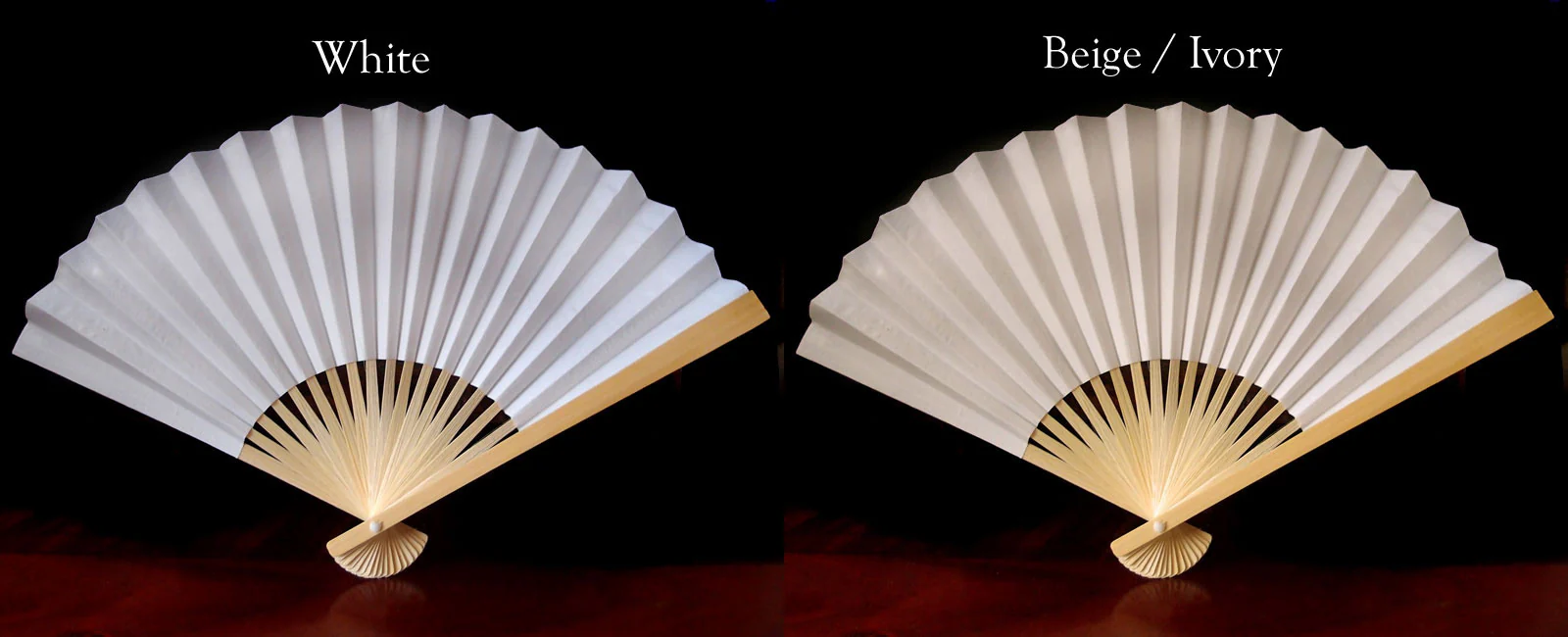 9" Premium Paper Folding Fan - Image 3