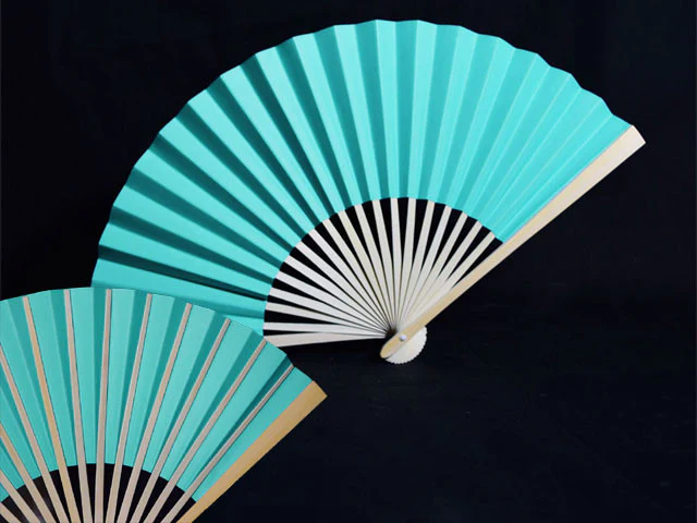 9" Premium Paper Folding Fan - Image 6